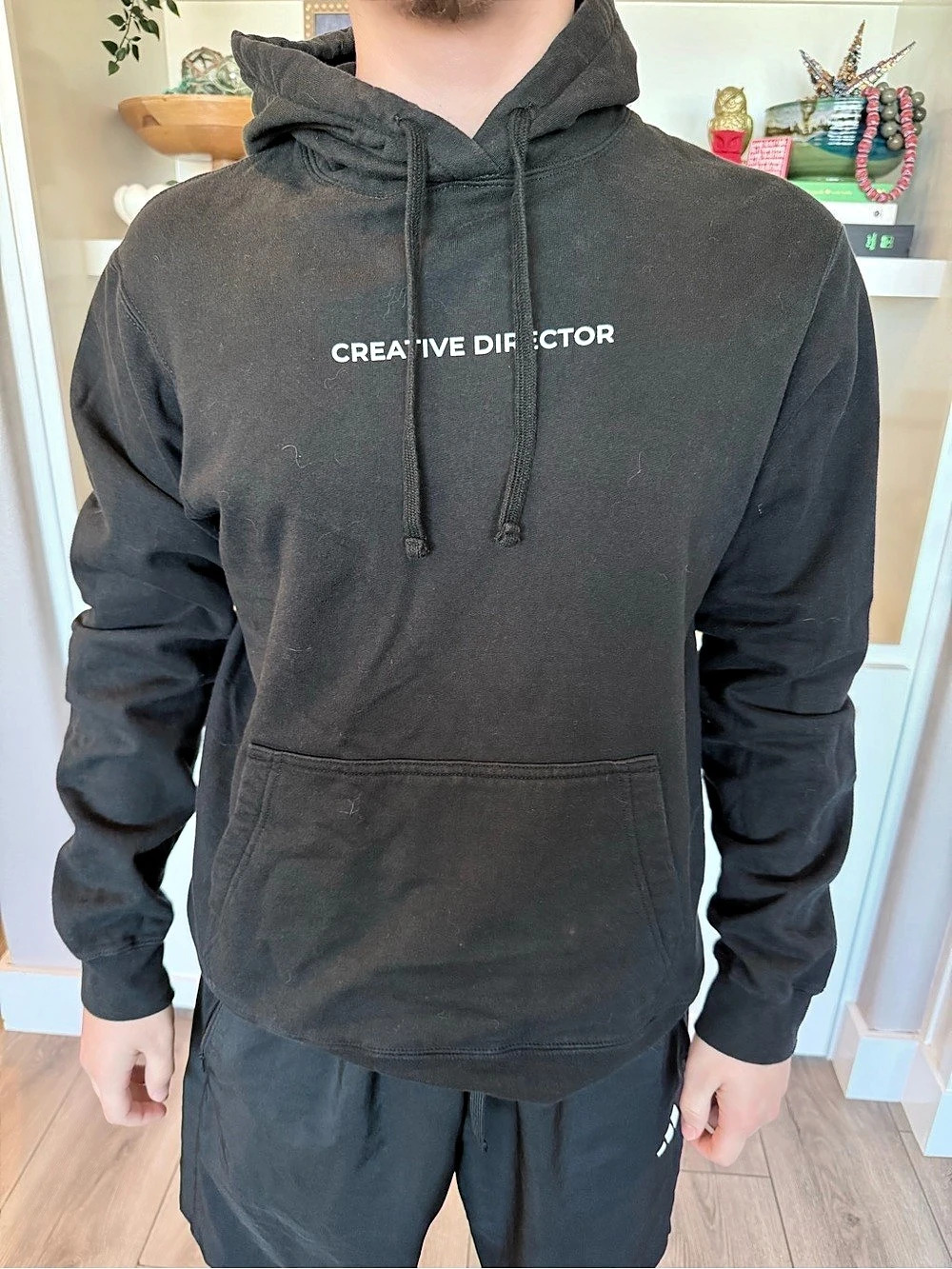 Port & Company Fan Favorite Fleece Pullover Hooded Sweatshirt Black Hoodie Men's